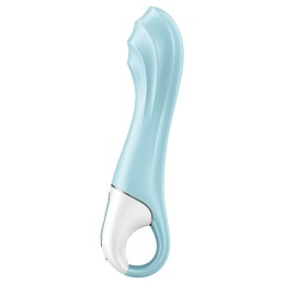 SATISFYER AIR PUMP VIBRATOR 5+ VIBRADOR PUNTO G INFLABLE APP - AZUL