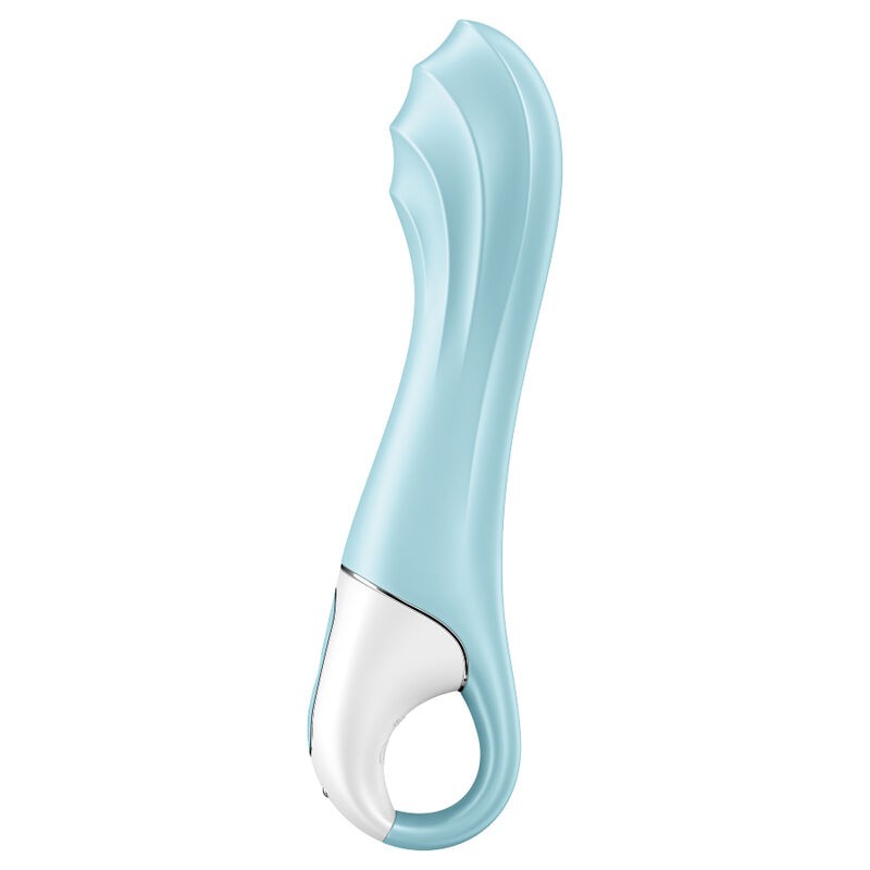 SATISFYER AIR PUMP VIBRATOR 5+ VIBRADOR PUNTO G INFLABLE APP - AZUL