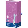 SATISFYER AIR PUMP VIBRATOR 5+ VIBRADOR PUNTO G INFLABLE APP - AZUL