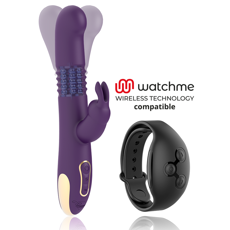 TREASURE BASTIAN RABBIT UP & DOWN, ROTATOR & VIBRATOR COMPATIBLE CON WATCHME WIRELESS TECHNOLOGY