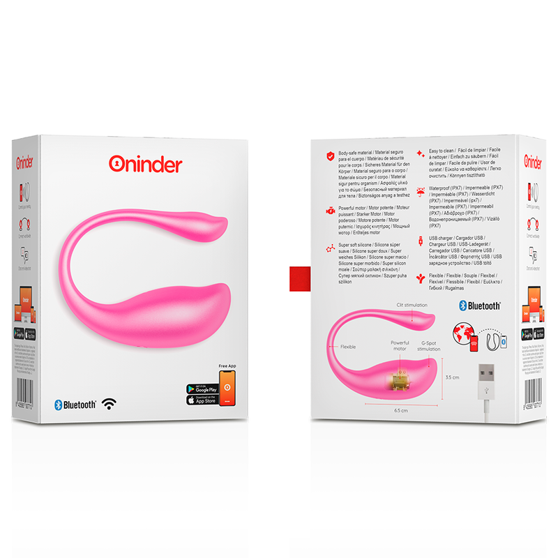 ONINDER - NAIROBI HUEVO VIBRADOR ROSA - FREE APP