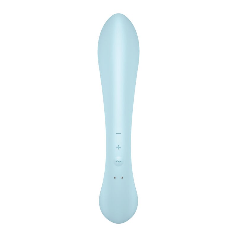 SATISFYER TRIPLE OH VIBRADOR HÍBRIDO - AZUL