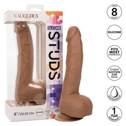 CALIFORNIA EXOTICS SILICONE STUDS 20,32 CM BROWN