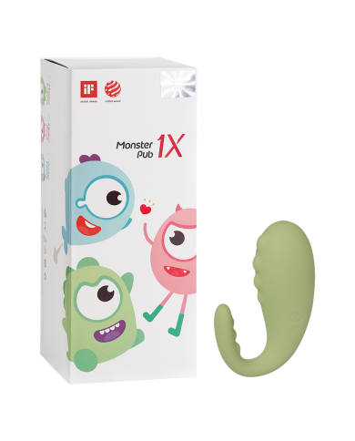 Vibrador a control remoto con APP Original Monster Pub 1x Excited Master Gokilla Green