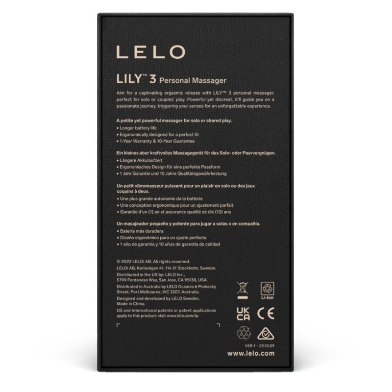 LELO LILY 3 MASAJEADOR PERSONAL - MORADO