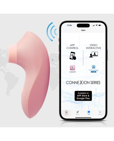 Estimulador Clitorial Pulse Lite NEO Rosa Controlado por APP Global By Svakom