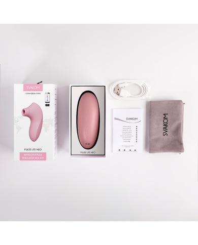 Estimulador Clitorial Pulse Lite NEO Rosa Controlado por APP Global By Svakom