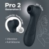 SATISFYER PRO 2 GENERACIÓN 3 LIQUID AIR TECHNOLOGY - NEGRO