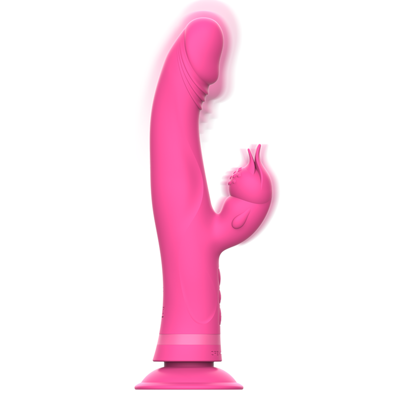 INTENSE - JULIO VIBRADOR RABBIT SILICONA ROSA