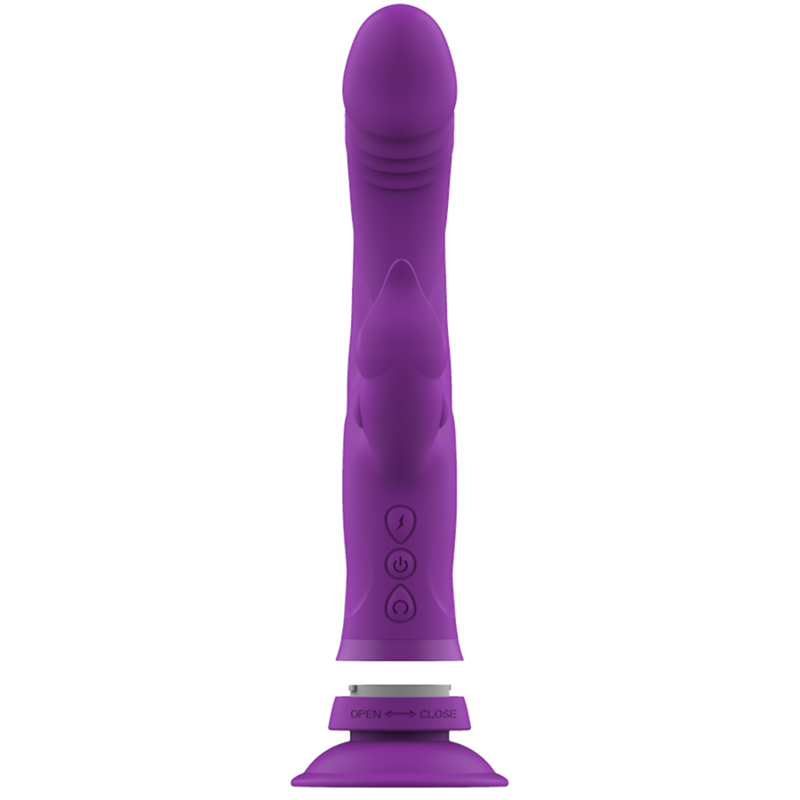 INTENSE - CASANOVA VIBRADOR RABBIT SILICONA TRIPLE MOTOR MORADO