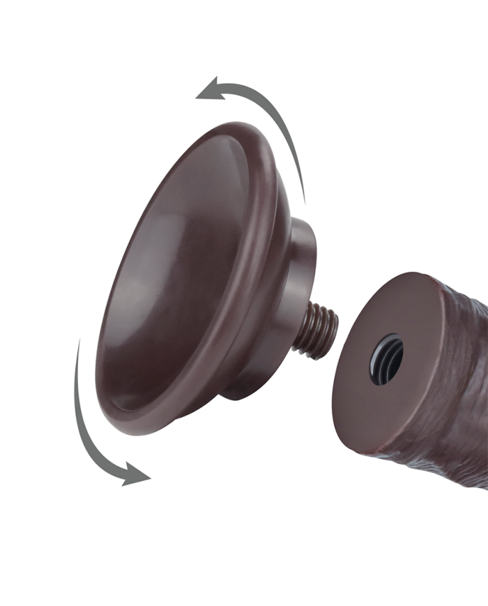 Dildo Realista 8'' Sliding Skin Dual Layer Dong Dildo Realista 8'' Sliding Skin Dual Layer Dong