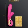 GVIBE - GRABBIT MINI VIBRADOR SILICIONA ROSA