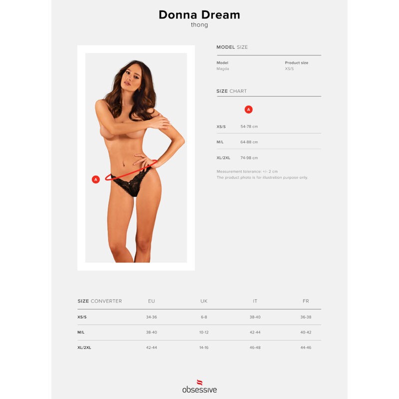 OBSESSIVE - DONNA DREAM TANGA XL/XXL