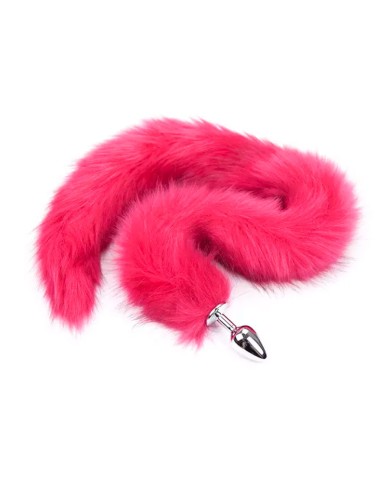 Plug Anal Fox Long Fucsia