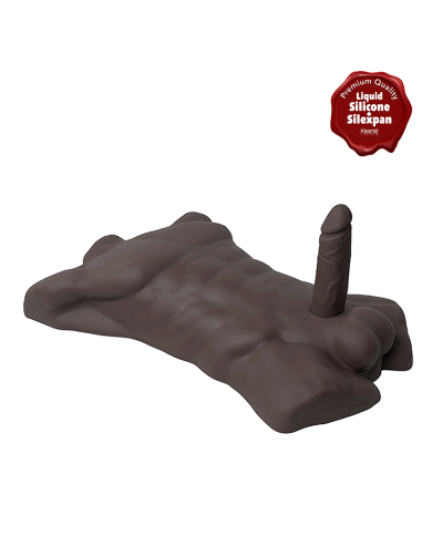 Premiun Silicone Realistic Male Torso de Dildo Intercambiable