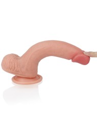 Dildo Dual Layered Liquid Silicone 8'' Flesh