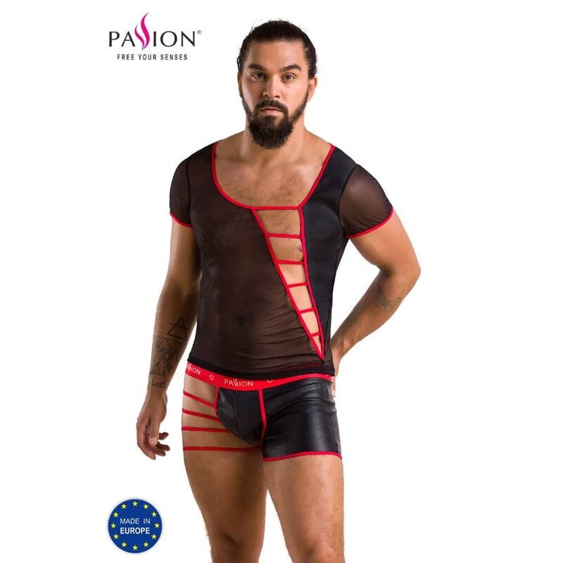 PASSION 055 SET MARK NEGRO L/XL