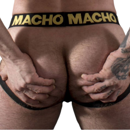 MACHO - MX25AC JOCK CUERO AMARILLO M