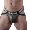 MACHO - MX27GR JOCK CUERO GRIS BEIGE M