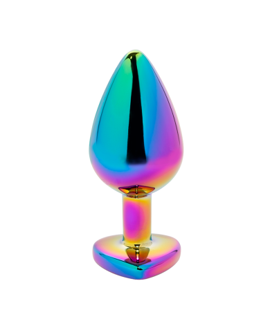 Plug Anal Holográfico Gema Cristal Talla M