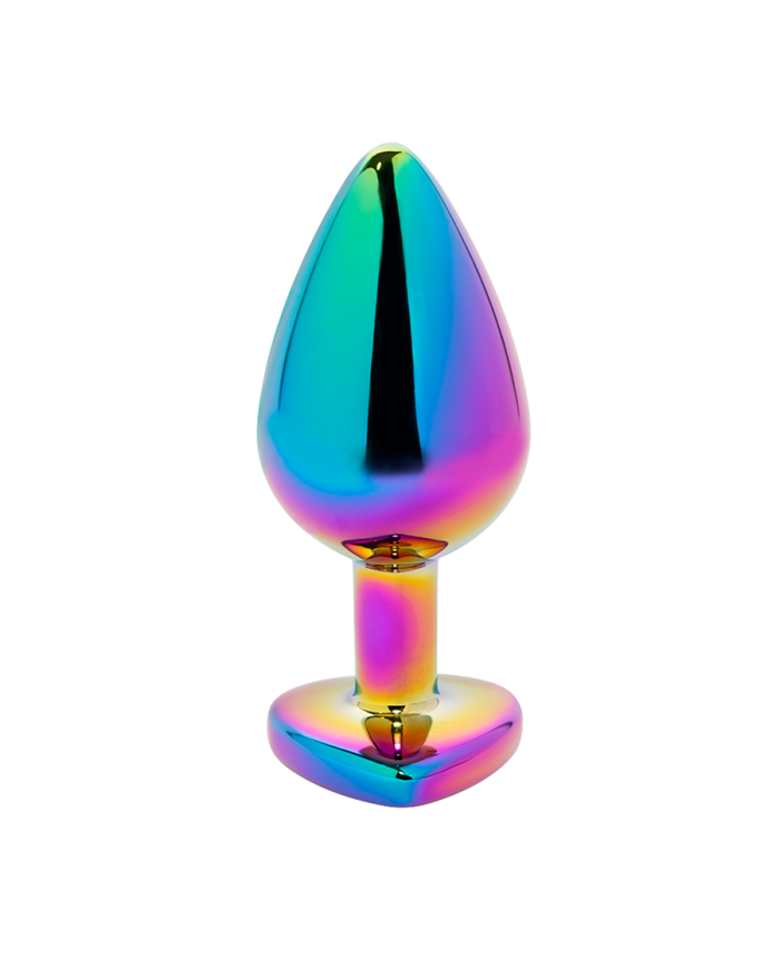 Plug Anal Holográfico Gema Cristal Talla M