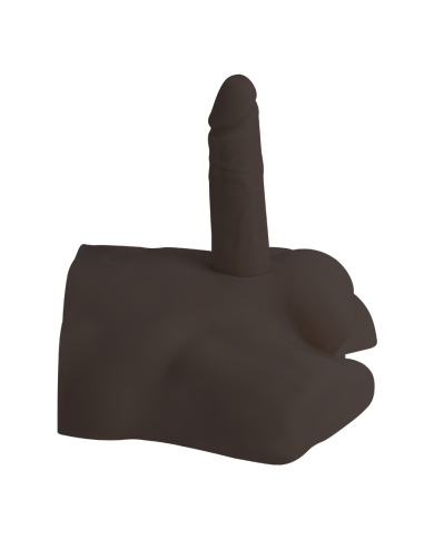 Premium Silicone Realistic Medio Torso de Dildo Intercambiable Brown