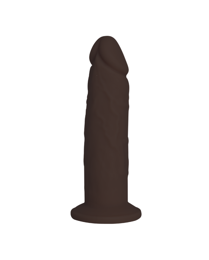 Premium Silicone Realistic Medio Torso de Dildo Intercambiable Brown