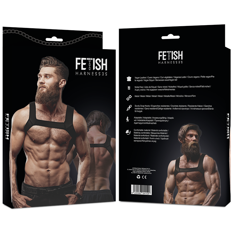 FETISH SUBMISSIVE ATTITUDE - ARNÉS NEOPRENO PECHO HOMBRE TALLA M