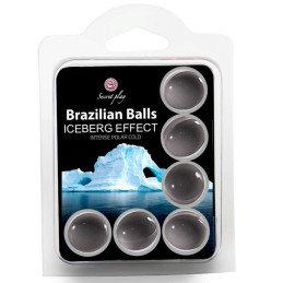 SECRET PLAY SET 6 BRAZILIAN BALLS EFECTO ICEBERG