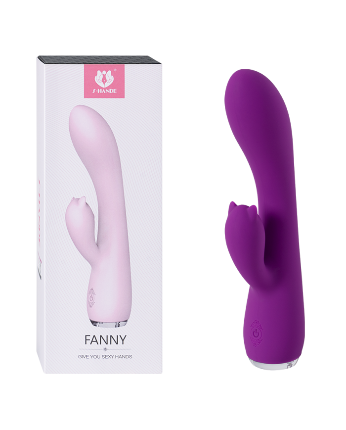 Vibrador Doble Estimulación Fanny Purple