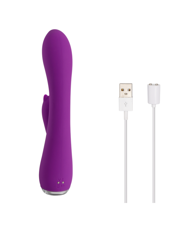 Vibrador Doble Estimulación Fanny Purple