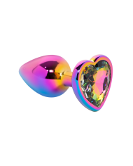 Plug Anal Holográfico Gema Arcoiris Talla S