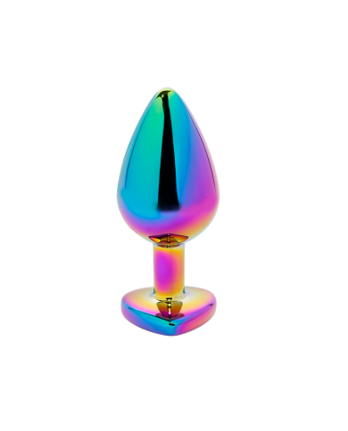Plug Anal Holográfico Gema Arcoiris Talla S Plug Anal Holográfico Gema Arcoiris Talla S