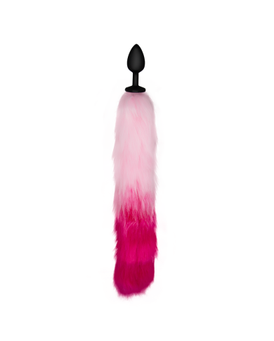 Plug Anal Pink And White Fox