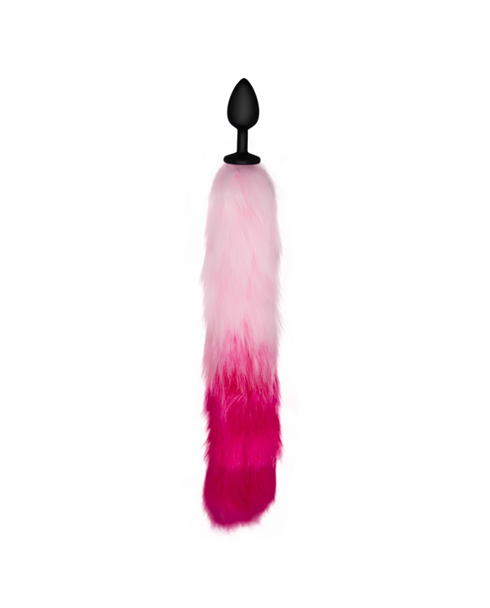 Plug Anal Pink And White Fox