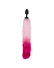 Plug Anal Pink And White Fox