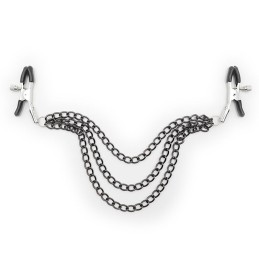 OHMAMA FETISH PINZAS PEZONES CON CADENAS NEGRAS