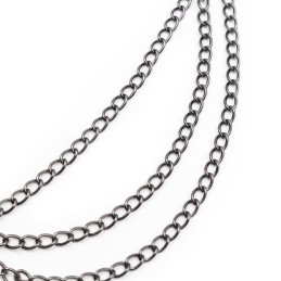 OHMAMA FETISH PINZAS PEZONES CON CADENAS NEGRAS