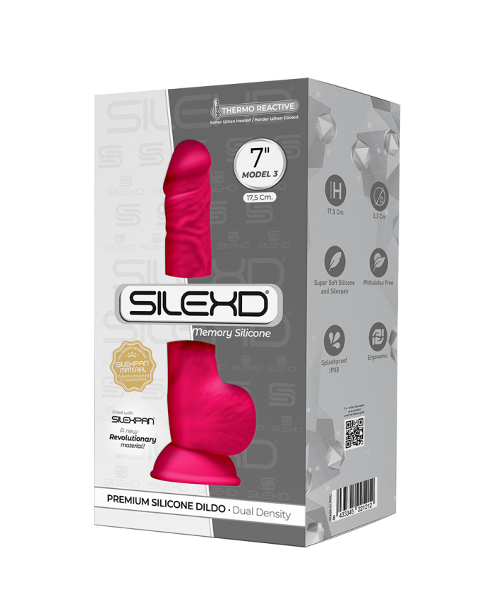 Dildo Model 3 (7'')  Pink Dildo Model 3 (7'')  Pink