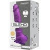 SILEXD - MODELO 1 PENE REALISTICO SILICONA PREMIUM SILEXPAN VIOLETA 17.5 CM