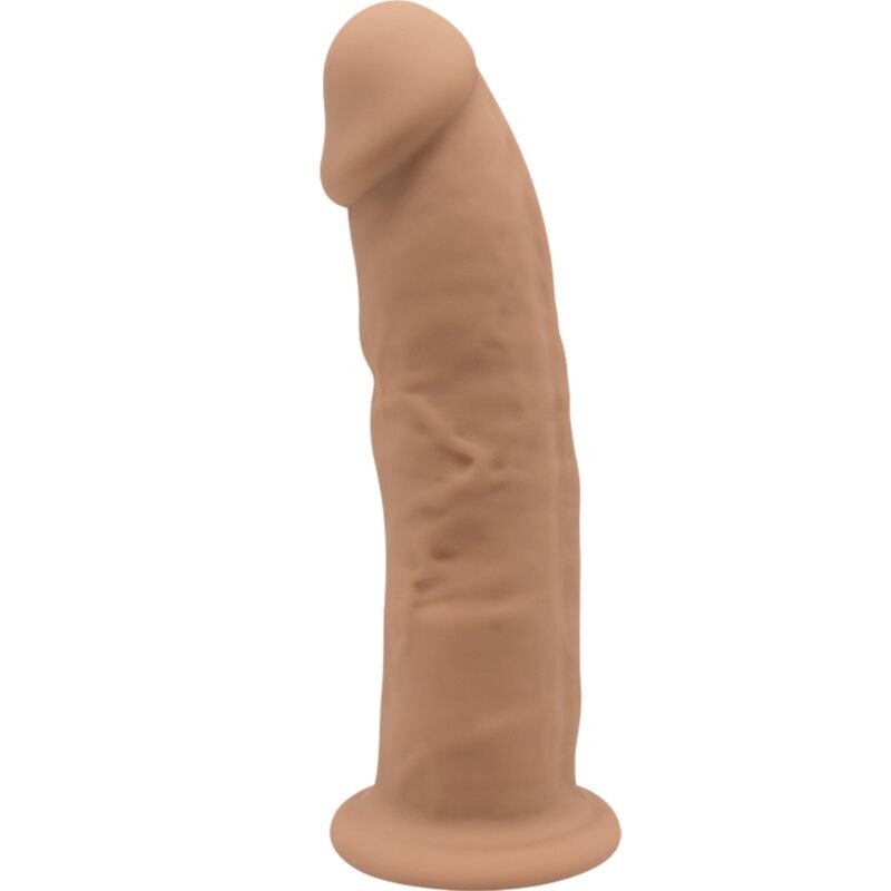 SILEXD - MODELO 2 PENE REALISTICO SILICONA PREMIUM SILEXPAN CARAMELO 15 CM