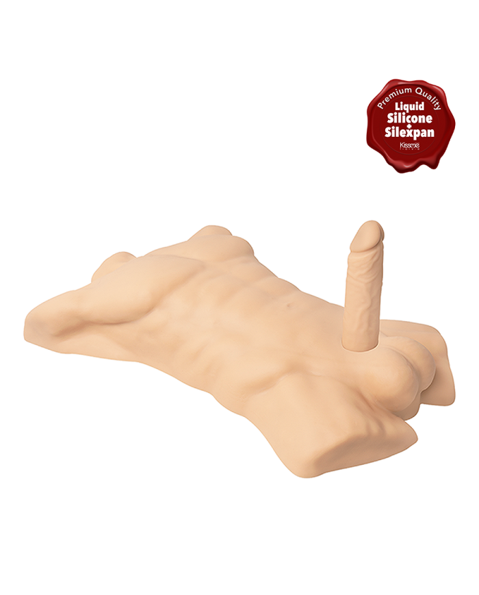 Premiun Silicone Realistic Male Torso de Dildo Intercambiable