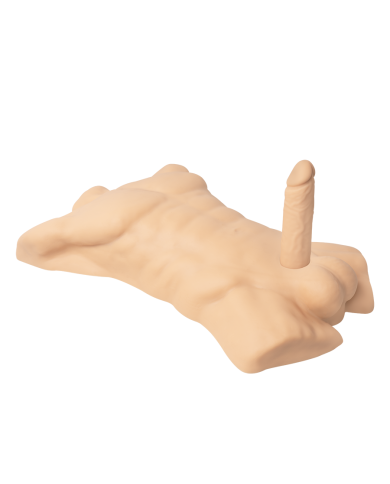 Premiun Silicone Realistic Male Torso de Dildo Intercambiable