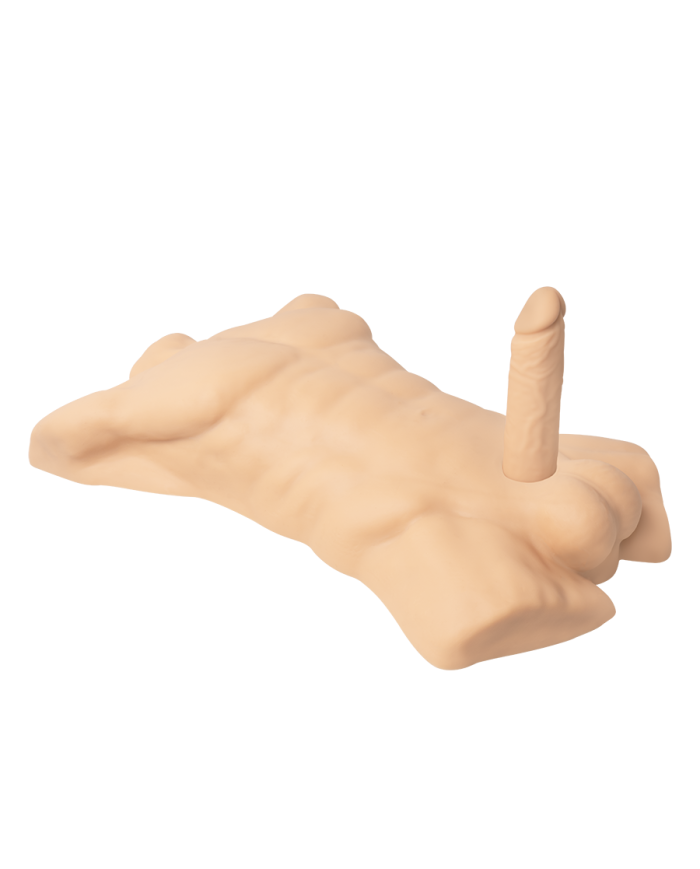 Premiun Silicone Realistic Male Torso de Dildo Intercambiable