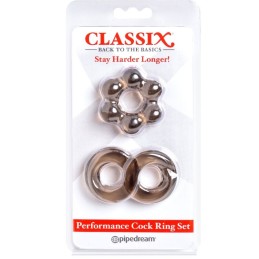 CLASSIX - SET 2 ANILLOS PENE GRIS