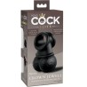 KING COCK ELITE - ANILLO CON TESTICULOS DE SILICONA