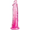 KING COCK CLEAR - PENE REALISTICO  19.7 CM ROSA