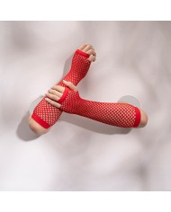 Guantes de Malla Leigh color Rojo