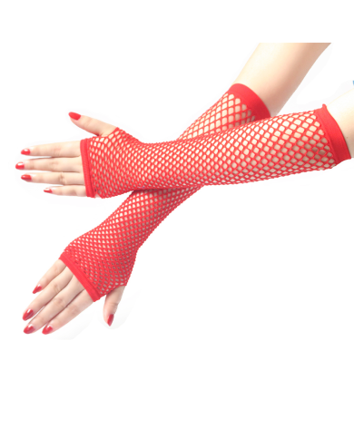 Guantes de Malla Leigh color Rojo