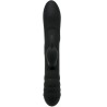 ADRIEN LASTIC - TWISTER MASAJEADOR VIBRADOR Y ROTADOR RABBIT NEGRO